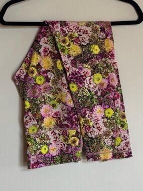 Lululemon Wunder Under Leggings Size 10 | Multicolor Floral | Like New
